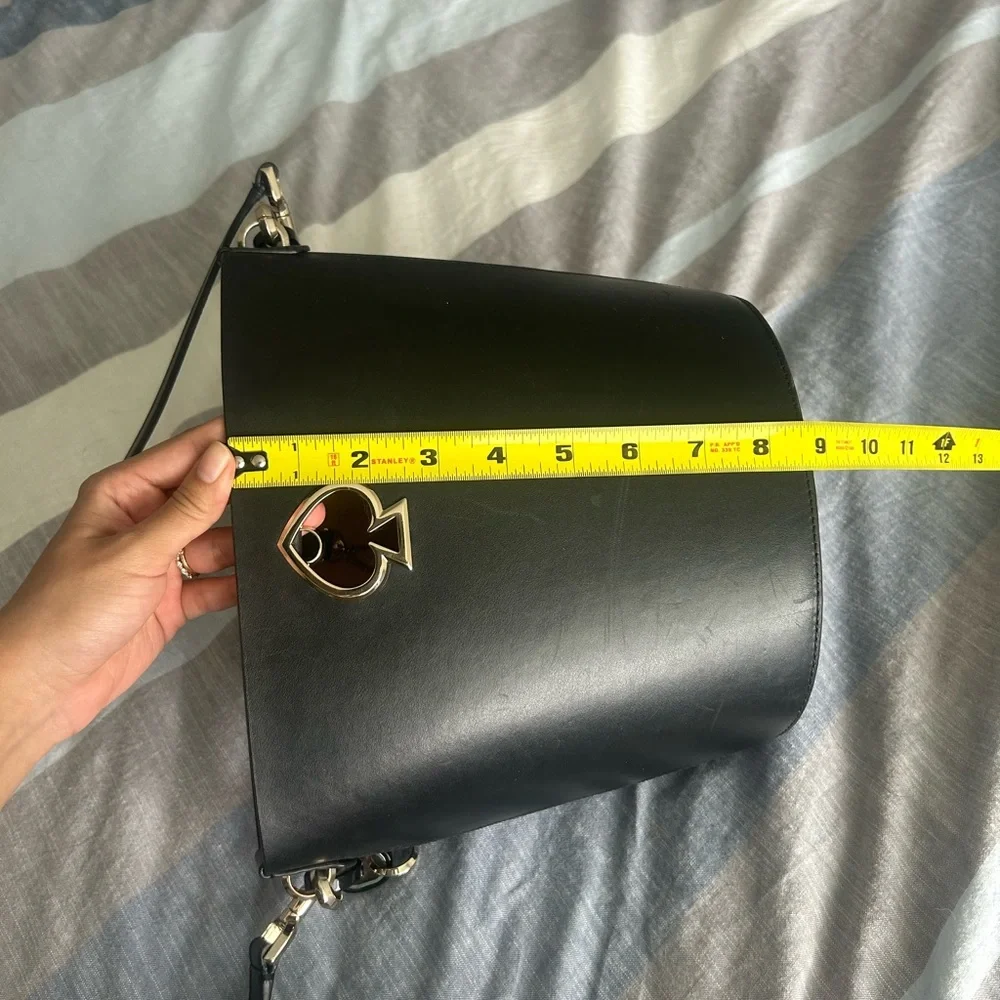 kate spade Black and Pink Trim Bucket Shoulder Bag - Picture 10 of 17